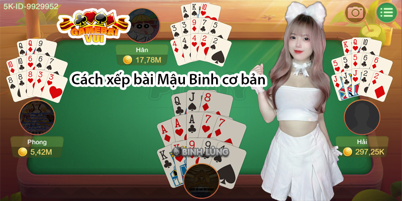 Cách xếp bài mậu binh